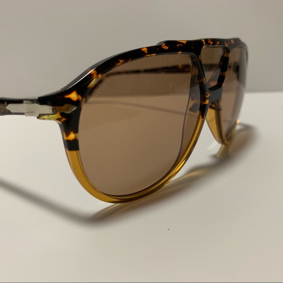 COPY - PERSOL Aviator Sunglasses 3217 S Tortoise Caramel - Picture 6 of 6